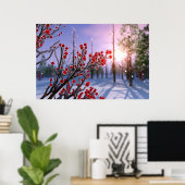 Poster Beurre d'hiver dans la glace (Bureau à domicile)