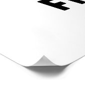 Poster Beurre Doigts Funny Anatomie Pun (Coin)