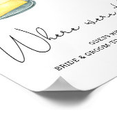 Poster beurre, douche nuptiale. Où Étaient-Ils (Coin)