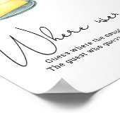 Poster Beurre ensemble douche nuptiale - Où Étions-nous (Coin)