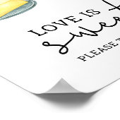 Poster Beurre ensemble - L'amour est doux prendre un réga (Coin)