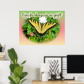 Poster Beurre escarpé de tigre de l'Est (Bureau à domicile)