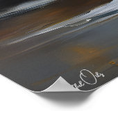 Poster | Bever | Olieverfstijl (Hoek)