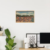 Poster Beverley Beach, MD - Scène de bronzage (Bureau à domicile)