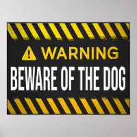 Beware of the Dog Sign