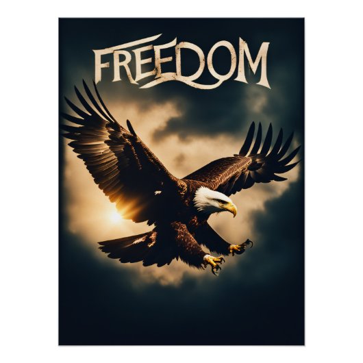 Poster Beyond Wings: Freedom with an Eagle (Devant)