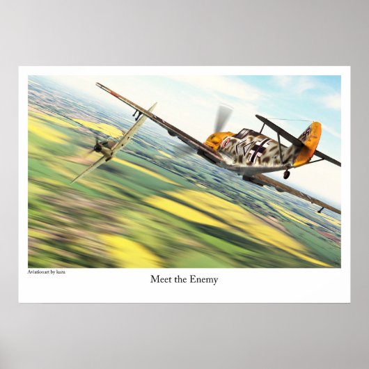 Poster Bf109E ポ ♥ タ  (Devant)