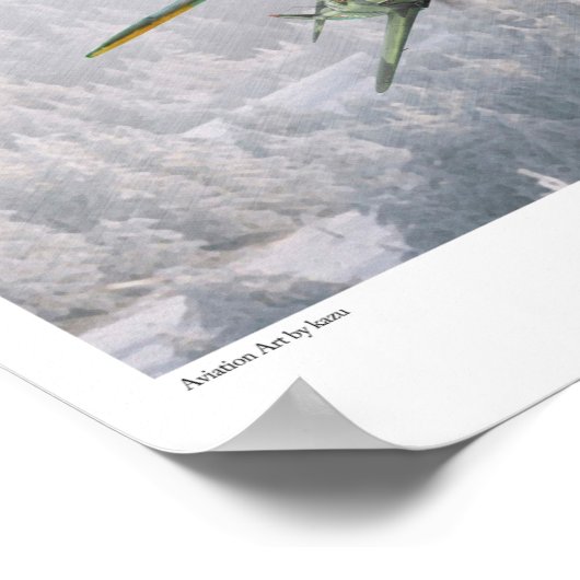 Poster BF 109G "Erich Hartmann" (Coin)