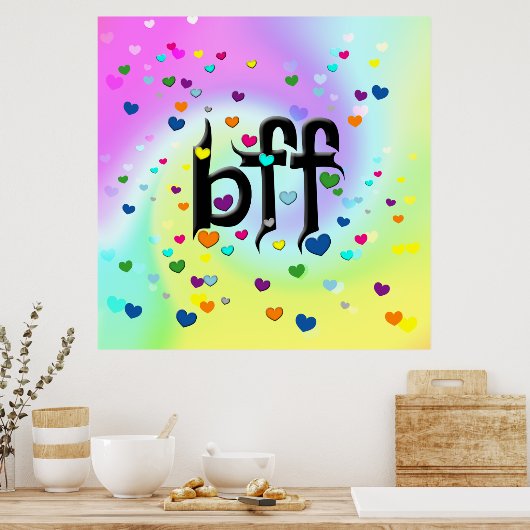 Poster bff ~ coeurs (Cuisine)