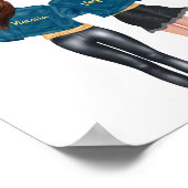 Poster BFF Meilleurs amis pour Jean Jacket (Coin)
