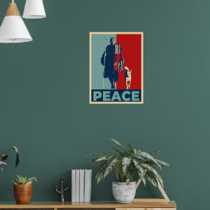 Poster Bhikkhu Pannakara et Peace Dog Aloka