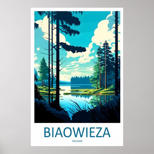 Poster Białowieża 1 (Devant)