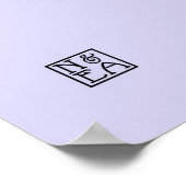 Poster Bianca à Lilac - Imprimés/Affiches (Coin)