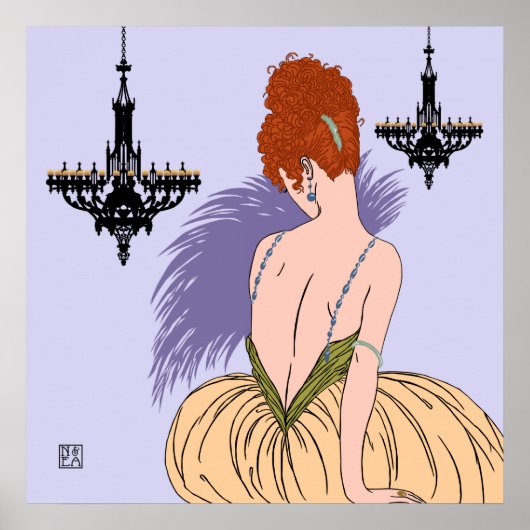 Poster Bianca à Lilac - Imprimés/Affiches (Devant)