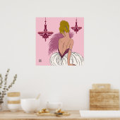 Poster Bianca en rose - Imprimés/Affiches (Cuisine)