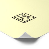 Poster Bianca en vert - Imprimés/Affiches (Coin)