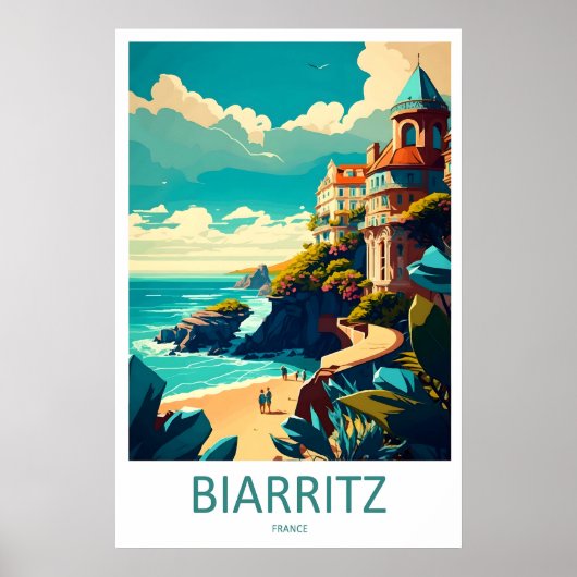 Poster Biarritz 2 (Devant)