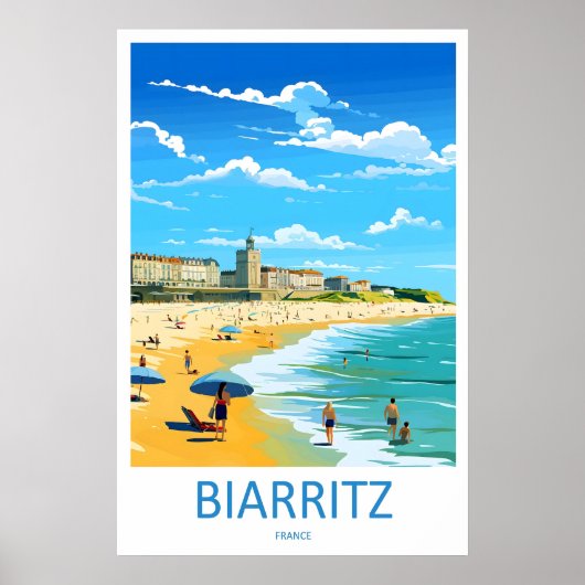Poster Biarritz 3 (Devant)
