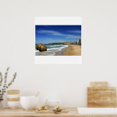 Poster biarritz la grande plage (Cuisine)