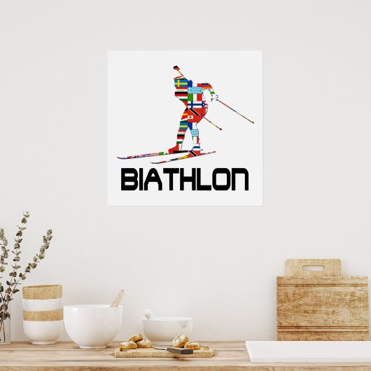 Poster Biathlon (Cuisine)