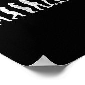 Poster Biathlon Biathlet Évolution humaine Plage de tir W (Coin)