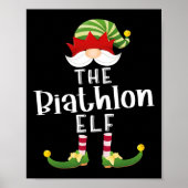 Poster Biathlon Elf Group Noël Funny Pajama Party (Devant)