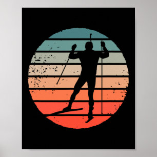 Poster Biathlon Wintersport Action