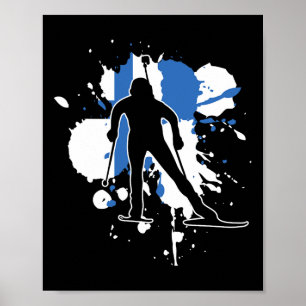 Poster Biathloniste finlandais - Biathlon finlandais