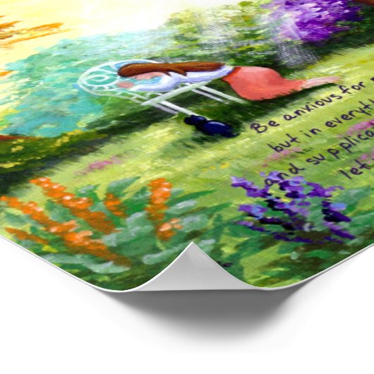 Poster Bible chrétienne Verse Écriture Créationarts (Coin)