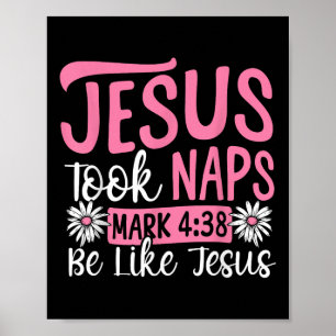 Poster Bible chrétienne Verse Foi Dieu Pun Jésus a pris l