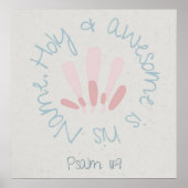 Poster Bible/Citation/Minimale/Moderne/Maman/Maison/Jésus (Devant)