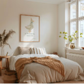 Poster Bible d'oie sotte Verset Mur Art Imprimer