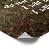 Poster Bible Écriture chrétienne Inspiration Esprit Vérit (Coin)