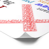 Poster BIBLE et religion Texte connexe (Coin)