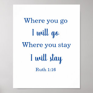 Poster Bible Ruth de mariage