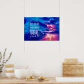 Poster Bible Verse Écriture chrétienne Citation biblique (Cuisine)