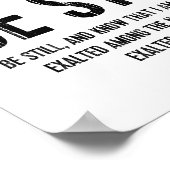 Poster Bible Verse Écriture Typographie chrétienne (Coin)