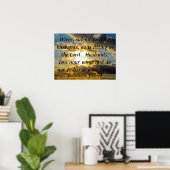 Poster bible verse marriage reminder Colossians 3:18-19 (Bureau à domicile)