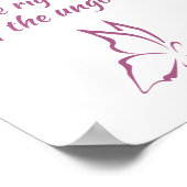 Poster Bible Verse Psaume 1 Heureux l'homme (Coin)