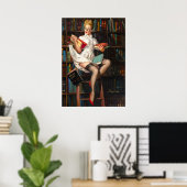 Poster Bibliothécaire (Bureau à domicile)