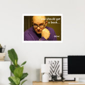 Poster bibliothécaire super légiste (Bureau à domicile)