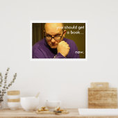 Poster bibliothécaire super légiste (Cuisine)