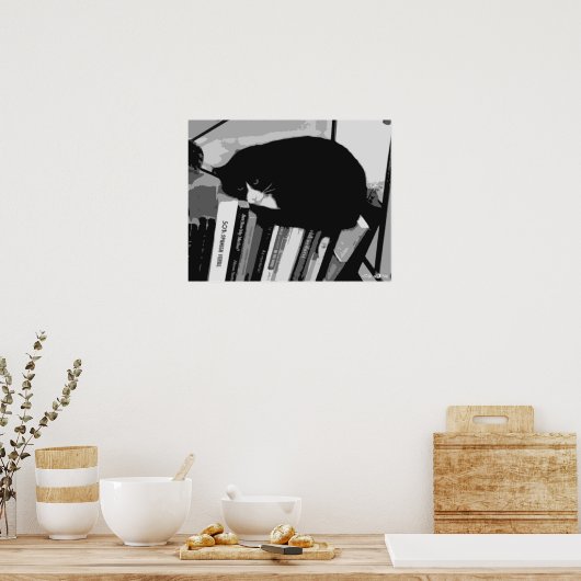 Poster Bibliothèque (Cuisine)