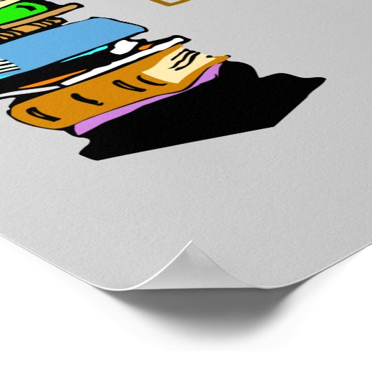 Poster Bibliothèque (Coin)