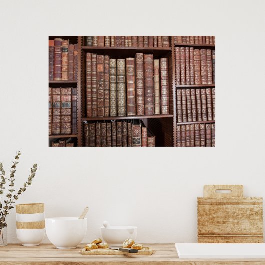 Poster Bibliothèque (Cuisine)