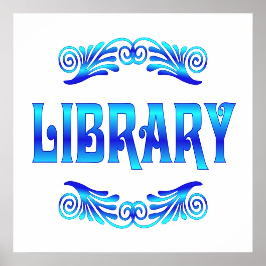 POSTER BIBLIOTHÈQUE (Devant)