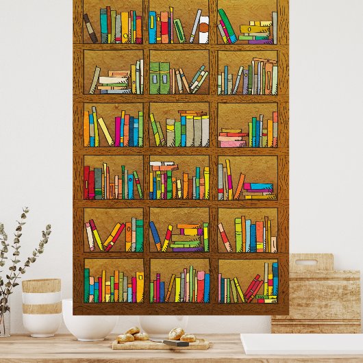 Poster bibliothèque (Cuisine)