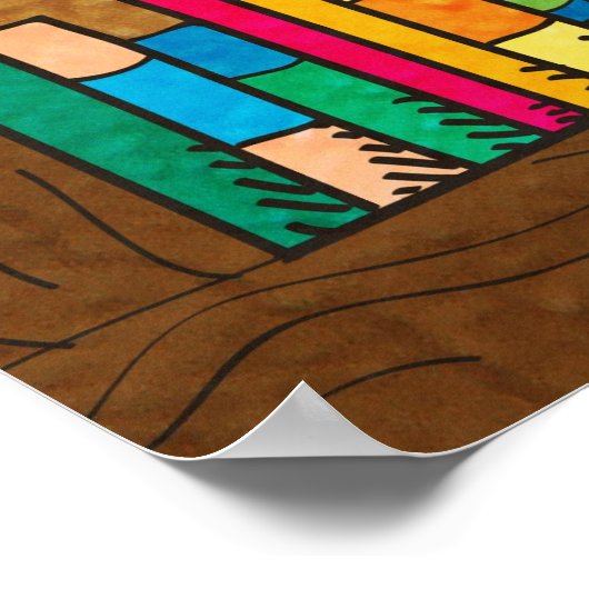 Poster bibliothèque (Coin)