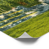 Poster Bibliothèque, Camden, Maine Vintage (Coin)