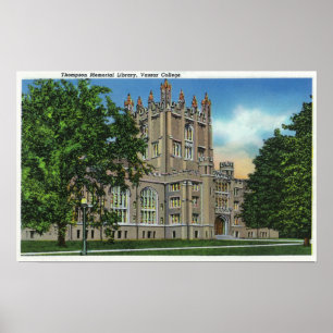 Poster Bibliothèque commémorative de Thompson, université